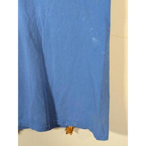 Pirana Joe Grand Turk Blue Cotton XL Tee with Compass Fish Print Travel Island - Picture 7 of 9